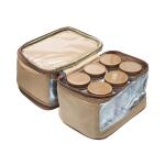 شنطة بهارات دورين مع 12 علبة كبيرة لون ربيعي