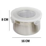 طقم ثلاث حوافظ بغطاء