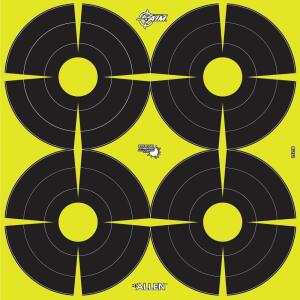 Targets Bullseye 12 X 12, 12pcs [ Allen 15218 ] - هدف رماية غير لاصق