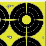 Targets Bullseye 12 X 12, 12pcs [ Allen 15218 ] - هدف رماية غير لاصق
