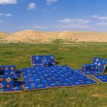 جلسة رحلات للمكاشيت قابلة للطي — طقم أرضي متكامل