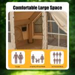 خيمة ربيع الصمان للرحلات والسفر قابلة للنفخ بجودة عالية وضد الماء