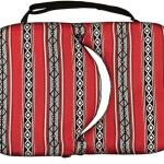 كرسي قابل للطي مع مسند ظهر قابل للتعديل ومقعد واسع، هيكل معدني، بتصميم تراثي