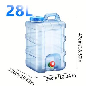 جركل ماء 28 لتر عالي الجودة للرحلات والتخييم