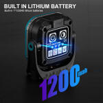 إضاءة الرحّال Mini ليد صغيرة الحجم بقاعدة وإضاءة قوية مناسبة للرحلات والصيد والتخييم شرايح ليد - عدة ألوان