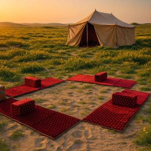 مدات 8 قطع حمراء 80*2 قابلة للطي بجودة عالية