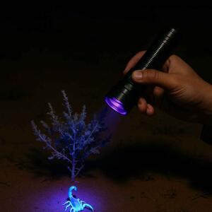 كشاف صيّاد العقارب بالأشعة فوق البنفسجية – قوي وعملي قابلة لإعادة الشحن