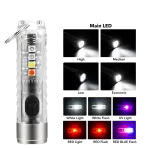 كشاف احترافي ميدالية شفاف قوي الإضاءة خفيف وعملي