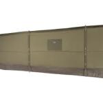 ساتر رياح قابل للطي باللون الكاكي مع حقيبة حمل