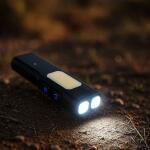 كشاف متعدد الإستخدامات مناسب للحمل بالجيب والقبعة وبإضاءة ممتازة