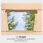 خيمة ربيع الصمان للرحلات والسفر قابلة للنفخ بجودة عالية وضد الماء