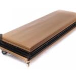 دولاب تخزين متنقل متعدد الأرفف بعجلات قابل للنقل