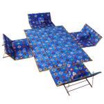 جلسة رحلات للمكاشيت قابلة للطي — طقم أرضي متكامل