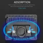 إضاءة ليد W897بقاعدة قابلة للتحكم سطوع عالي للرحلات والتخييم بشاحن تايب سي