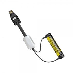 شاحن بطارية محمول مغناطيسي USB نايت كور LC10 مع بطارية احتياطية - نايت كور