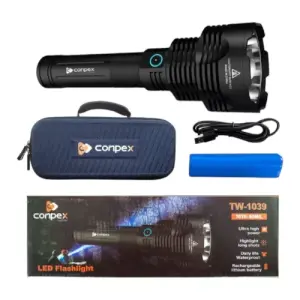 كشاف CONPEX فائق الإضاءة بقوة 30000 لومنز مثالي للصيد والرحلات