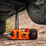 رافعة (الفزعة) كهربائية هيدروليكية أوتوماتيكية للسيارات 5 طن، 12 فولت، بإرتفاع 36 سم