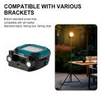 إضاءة الرحّال Mini ليد صغيرة الحجم بقاعدة وإضاءة قوية مناسبة للرحلات والصيد والتخييم شرايح ليد - عدة ألوان