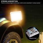 إضاءة ليد بقاعدة قوية W8138-2 – مثالية للرحلات والمكاشيت