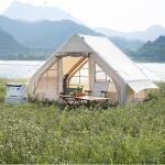 خيمة ربيع الصمان للرحلات والسفر قابلة للنفخ بجودة عالية وضد الماء