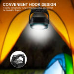 إضاءة الرحّال Mini ليد صغيرة الحجم بقاعدة وإضاءة قوية مناسبة للرحلات والصيد والتخييم شرايح ليد - عدة ألوان