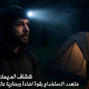 كشاف المهمات إحترفي متعدد الإستخدامات بسطوع عالي