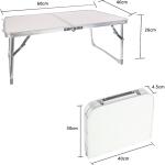 طاولة المنيوم قابلة للطي متعددة الاستخدامات