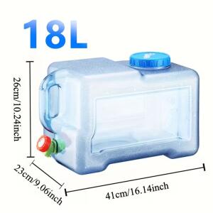 جركل ماء 18 لتر كبير – مثالي للتخييم والرحلات الطويلة