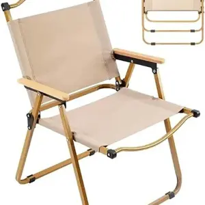 كرسي تخييم خفيف قابل للطي وسهل الحمل للرحلات والتخييم