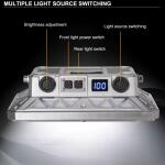 إضاءة ليد بقاعدة قوية W8138-2 – مثالية للرحلات والمكاشيت