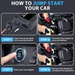 بطارية وشاحن متنقل للطورائ معززات الطوارئ 6000A