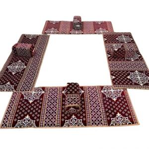 طقم مدات ارضية للتخييم و الرحلات - تركي نقشة ملكية 8 قطع