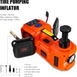 رافعة (الفزعة) كهربائية هيدروليكية أوتوماتيكية للسيارات 5 طن، 12 فولت، بإرتفاع 36 سم