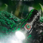 كشاف يدوي حجم صغير للصيد والتخييم والرحلات - ماركة القناص العربي