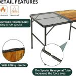 طاولة مزدوجة قابلة للطي 90*60