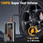 بطارية وشاحن متنقل للطورائ معززات الطوارئ 6000A